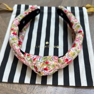 Lele Sadoughi Floral Headband - Red, Green, Pink